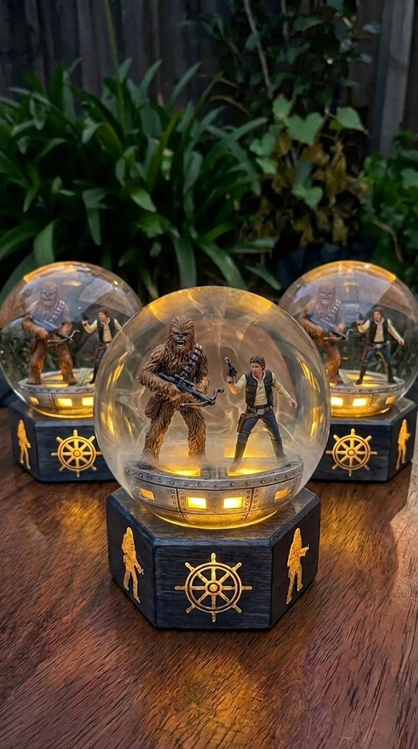 Chewbacca + Han Lamp