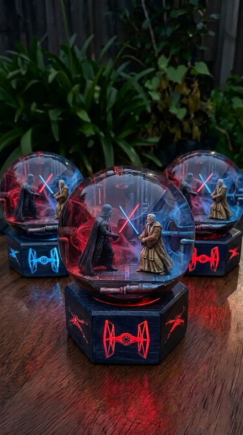 Darth Vader vs Obi-Wan Lamp