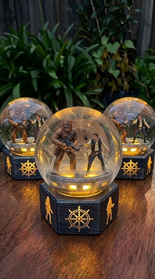 Chewbacca + Han Lamp